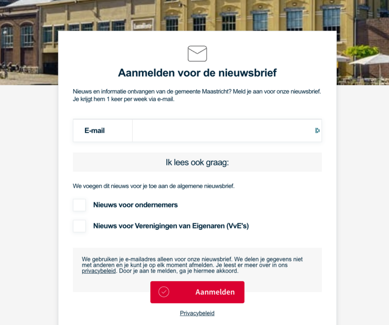 Interesses & voorkeurspagina’s