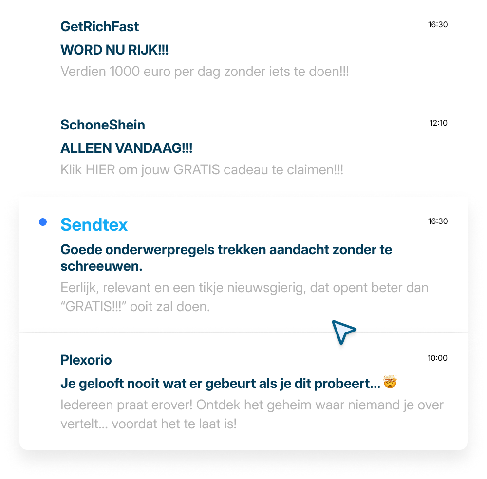 Zo schrijf je onderwerpregels die niet genegeerd worden